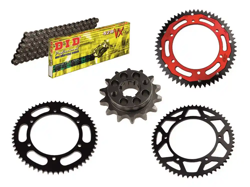 Neu Im Sortiment DID Kettensatz Fantic XEF 125 Performance / Competition (Bj.21-) DID428 Kette