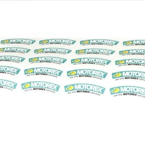 Motorex Aufkleber grün weiß Nur Heute