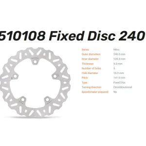 Top-Angebot Moto-Master Bremsscheibe Nitro hinten passend für Suzuki GSF 1200 1250 Bandit GSF650 GSX 1250 650 SF