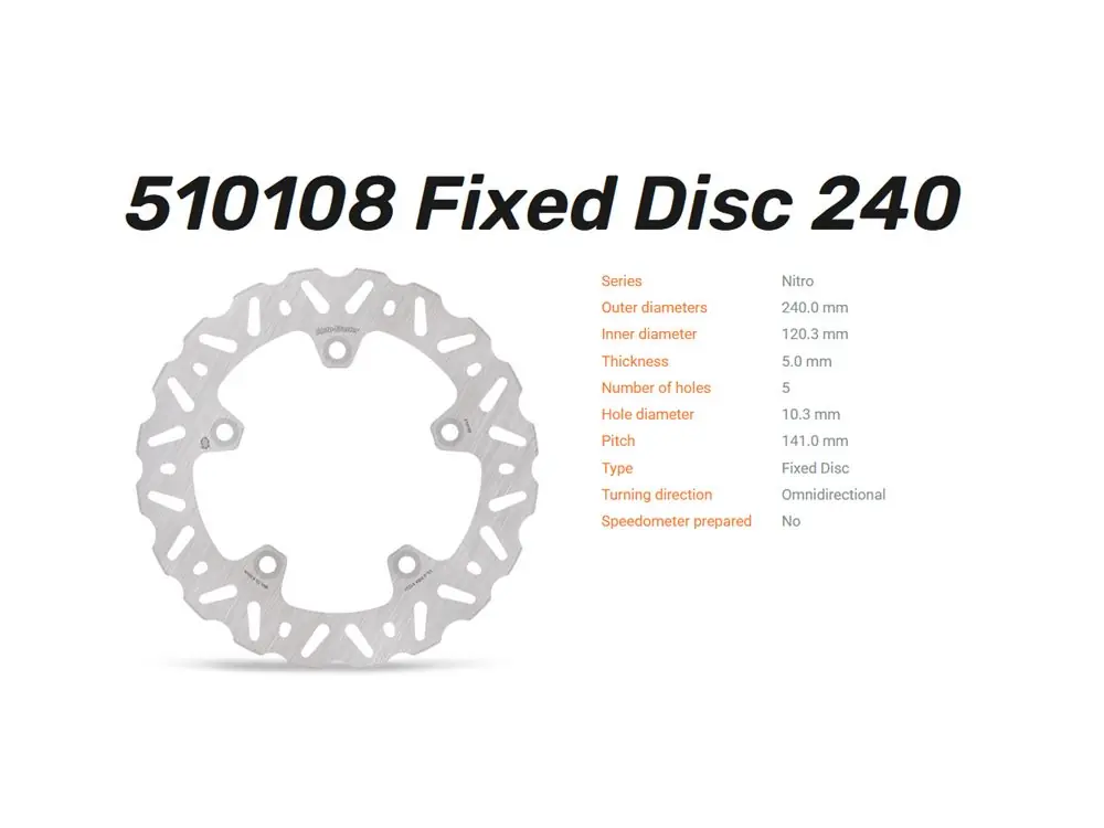 Top-Angebot Moto-Master Bremsscheibe Nitro hinten passend für Suzuki GSF 1200 1250 Bandit GSF650 GSX 1250 650 SF