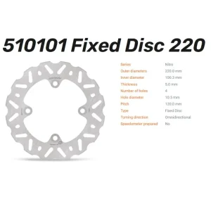 Moto-Master Bremsscheibe Nitro hinten passend für Kawasaki ZX-10R Z750 ZX-6R ZX-9R - 510101 Aktuell