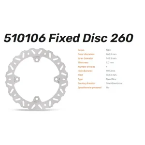 Beliebt Moto-Master Bremsscheibe Nitro hinten passend für Suzuki V-Strom 1000 1050 650 - 510106