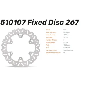 Bestseller Moto-Master Bremsscheibe Nitro hinten passend für Yamaha FZR FZS 1000 XJR 1200 1300 600 900 - 510107