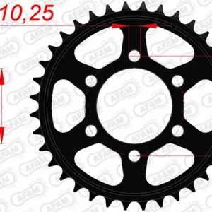 Kostenloser Versand Kettenrad ZF Dual 36 Zähne (520) passend für Honda CB 300 R NC55 (Bj.18-)