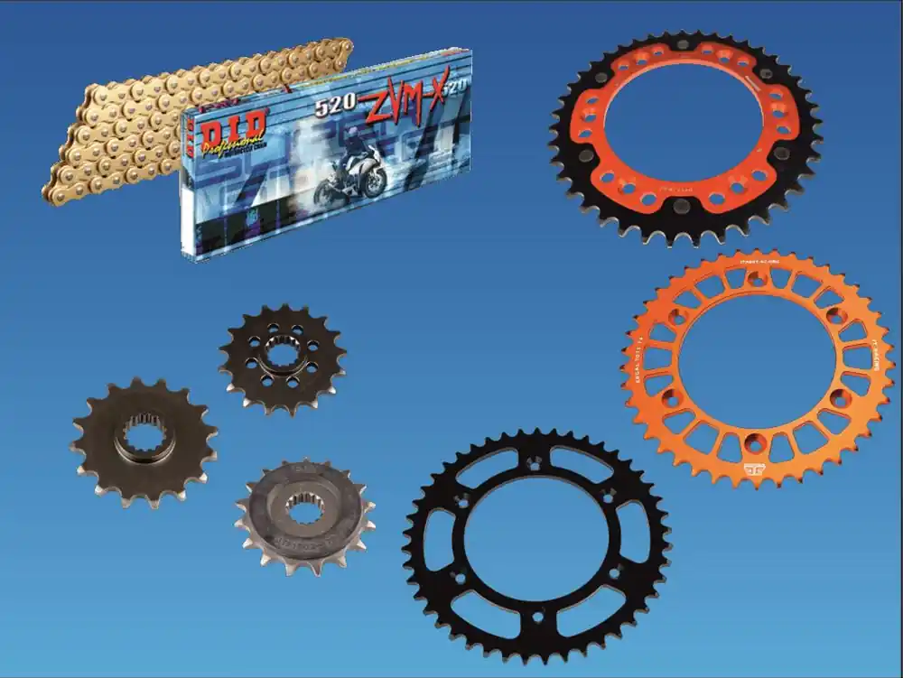 Top-Preis DID Kettensatz passend für KTM Duke 990 ab Bj 24 mit DID520ZVMX Kette