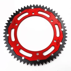 Kettenrad ZF-Dual 57 63 Zähne rot (428) Fantic Caballero 125 Scrambler / Casa / Flat Track Günstig