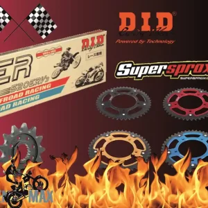 Abverkauf DID Rennkettensatz passend für Yamaha YZF-R9 (Bj.25-) DID 520 Racing Kette