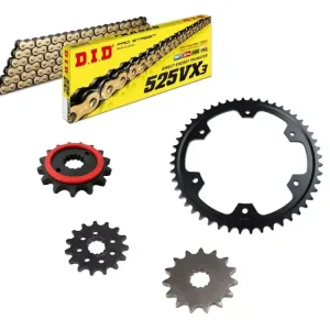 DID Kettensatz passend für Triumph Tiger 900 GT Rally Pro / ABS (Bj.24-) DID525VX3 Kette Heißes Angebot