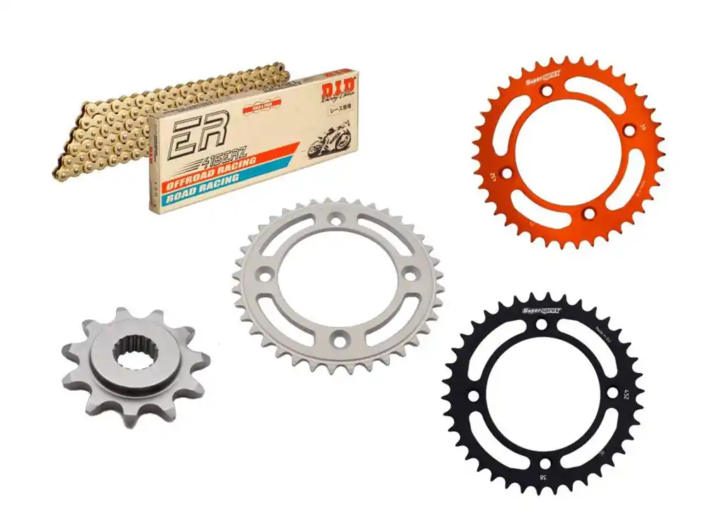 Kettensatz passend für GasGas MC50 (Bj.24-) DID415 Kette / RK415 Kette Top-Seller