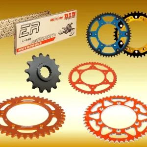 Solange Der Vorrat Reicht DID Kettensatz passend für KTM 125 XC-W ab Bj 25 mit DID520 diverse Kette