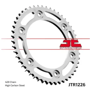 Garantierte Lieferung Kettenrad 49 Zähne Stahl - (428) passend für Honda XR 150 L