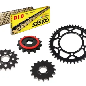DID Kettensatz passend für Yamaha YZF R9 (Bj.25-) DID525VX3 X-Ring Kette Silentritzel Mega-Angebot