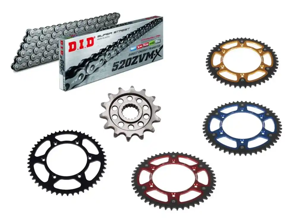 DID Kettensatz passend für Sherco SEF-F Factory 250 ab Bj. 25 mit DID520ZVM-X Kette Neue Kollektion