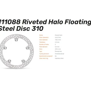 Günstig Moto-Master Bremsscheibe Halo genietet vorn passend für BMW R 1300 GS - 111088