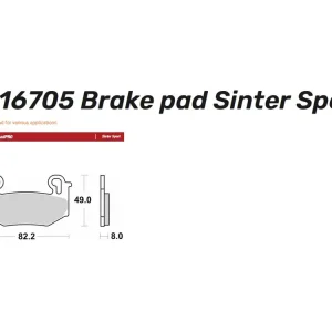 Moto-Master Bremsbelag vorn Sinter Sport passend für BMW R 1300 GS / R - 416705 Schnäppchen