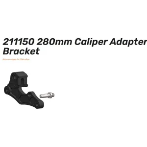 Meistverkauft Supermoto Adapter-Straße 280mm - 211150 Caliper adapter passend für Kawasaki KX KLX / Suzuki RM RM-Z