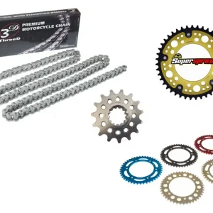 Racing Kettensatz passend für Triumph Daytona 765 Moto2 ABS HB06 Bj.20- 520 Racing Kette Abverkauf