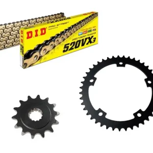 DID Kettensatz passend für Zontes S 350 ABS 350 (Bj.24-) DID520 diverse Kette Heißes Angebot