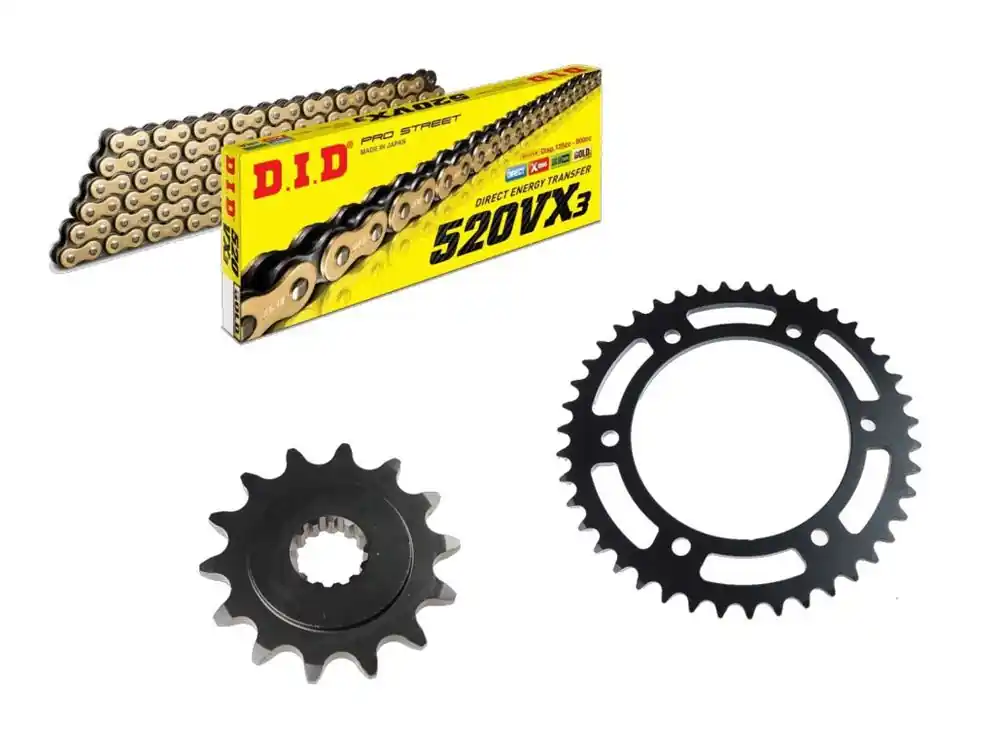 Nur Heute DID Kettensatz passend für Zontes T 350 X ABS (Bj.23-) DID520 diverse Kette