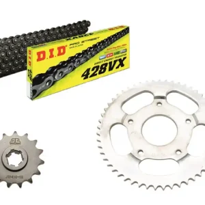 Echt DID Kettensatz passend für Sachs XTC 125 4T Bj.02-07 DID428 HD NZ VX Kette