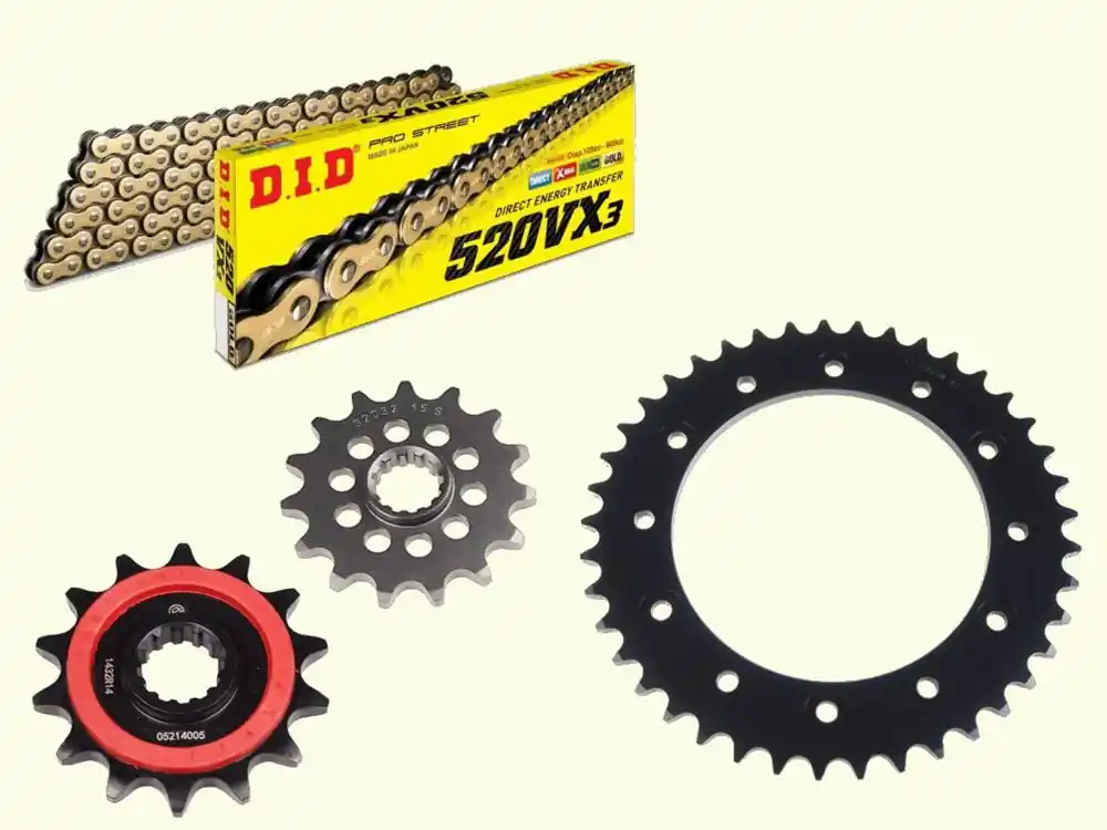 DID Kettensatz passend für Beta Alp 4.0 350 ab Bj 18 mit DID520 diverse Kette Begrenztes Angebot