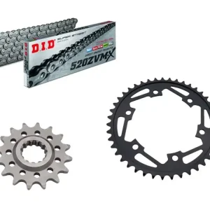 Sichere Zahlung DID Kettensatz passend für Yamaha MT07 (Bj.25-) DID520 Kette