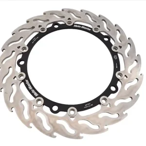 Ausverkauf Moto-Master Bremsscheibe Flame Floating-Alu Disc Offset vorne passend für BMW - 113100 113099