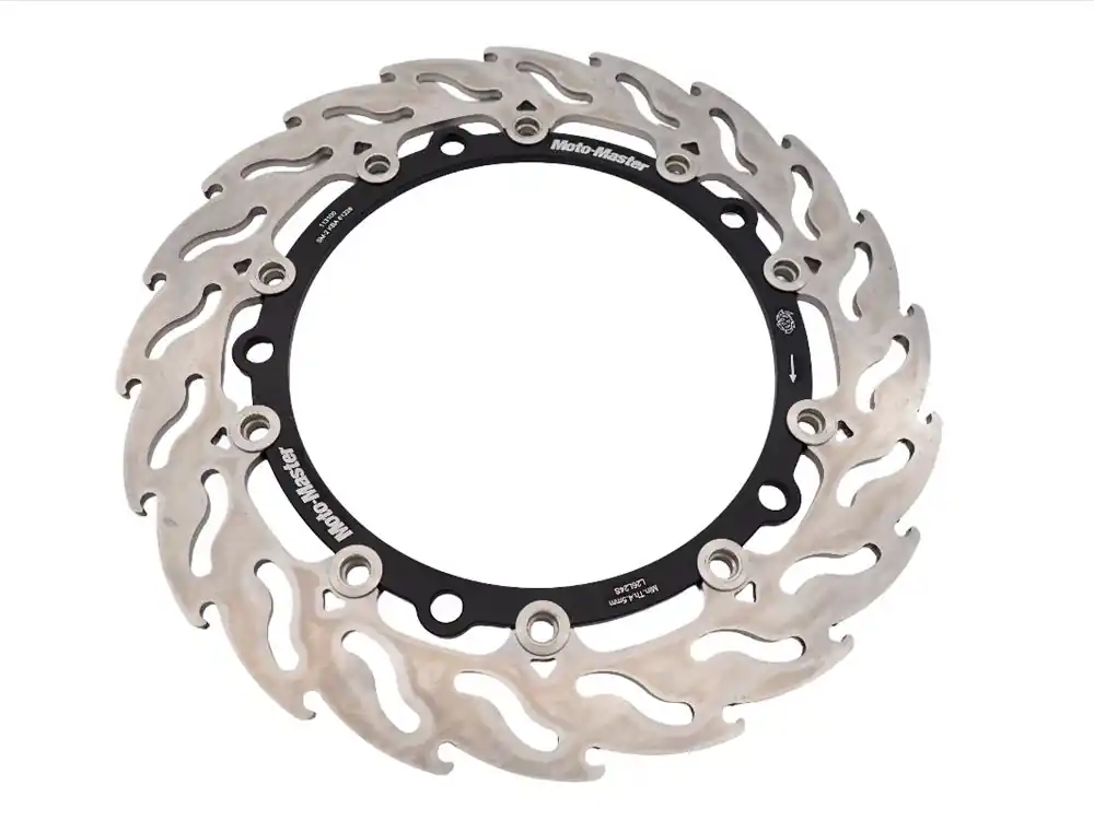 Ausverkauf Moto-Master Bremsscheibe Flame Floating-Alu Disc Offset vorne passend für BMW - 113100 113099