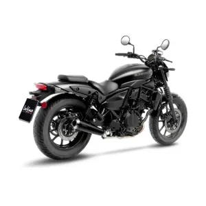 Neu Im Sortiment LeoVince Schalldämpfer SBK Classic Racer Black Edition passend für Kawasaki Eliminator 500 / SE - 15
