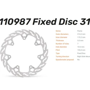 Knallerangebot Moto-Master Bremsscheibe vorn Flame passend für Honda GB 350 / RS / S NC59 110987