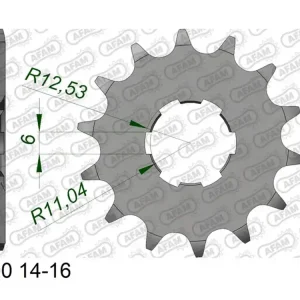 Ritzel 14 15 16 Zähne (520) passend für Honda MTX 50 Automatique France Kostenfreie Lieferung