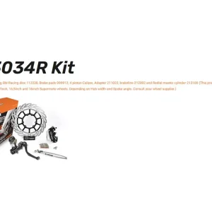 Finale Aktion Moto-Master Supermoto Umbau 320 passend für KTM / Gas Gas / Husqvarna - 313034R 313033R