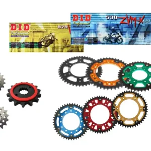 Heißes Angebot DID Kettensatz passend für MV Agusta F4 1000 312R / F4 1000 R / S (Bj.04-07) DID520 Kette Racing Umb