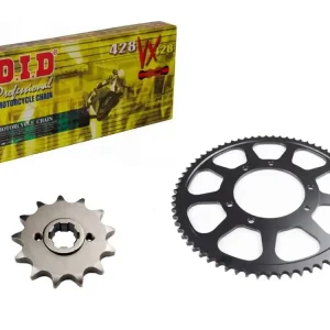 DID Kettensatz passend für Zündapp ZXA 125 ie Adventure CBS (Bj.2018-) DID428 diverse Ketten Aktuell
