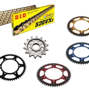 DID Kettensatz passend für Sherco SE SEF 300 Enduro / Factory / Racing mit DID520 Kette Kracherpreis