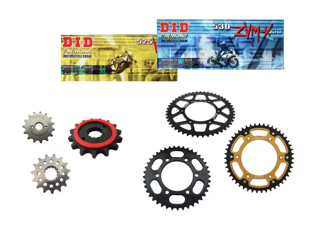 DID Kettensatz passend für Sherco Enduro 4.5 i / SE 4.5 iF iR Enduro mit DID520 Kette Preis Gesenkt