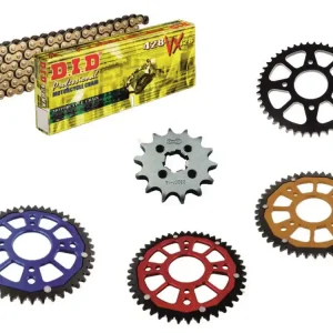 DID Kettensatz passend für Suzuki GSX-S 150 / GSX-R 150 ABS (Bj.17-) DID428 Kette Preis Gesenkt