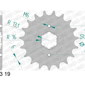 Must-Have Kettenritzel 19 Zähne - (530) passend für Laverda 750 SF2 SF3 SFC / 1000 SFC