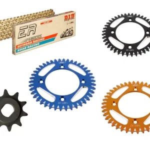 Jetzt Kaufen DID Kettensatz passend für KTM SX 50 Pro Senior (Bj.01-03) DID 415 Kette