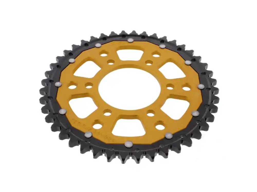 Kettenrad ZF Dual 41 42 44 46 48 Zähne - (530) gold passend für Kawasaki ZXR750 ZX9R ZX12R ZRX1200 Markenware