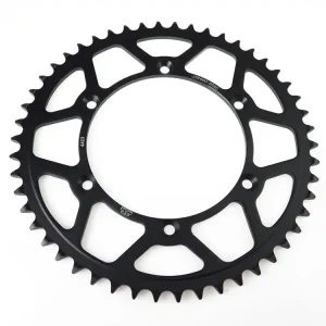 Nur Heute Kettenrad Stahl mit Schlammnuten 48 49 50 51 Zähne (520) passend für Kawasaki KDX / KLX / KX