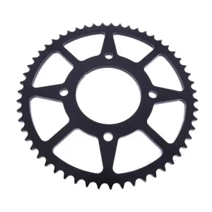 Markenprodukt Kettenrad Stahl CNC 55 Zähne (428) passend für Motorhispania Tray 125 / XRT 125