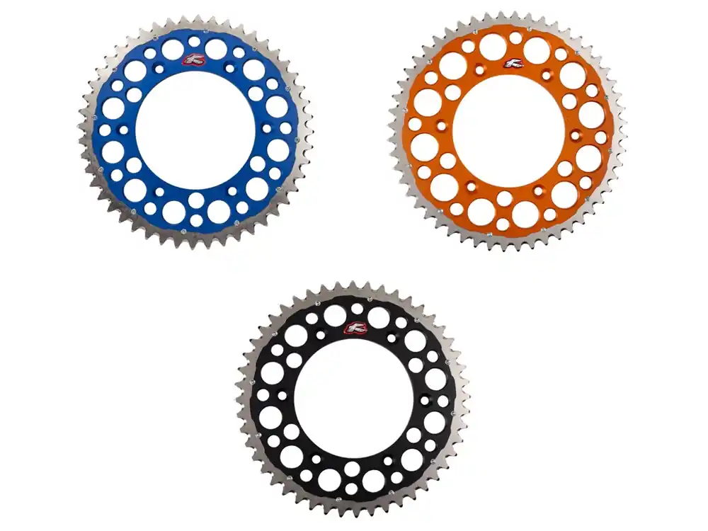 Kettenrad Renthal 48 50 52 Zähne - (520) orange blau schwarz passend für KTM Gratis Versand
