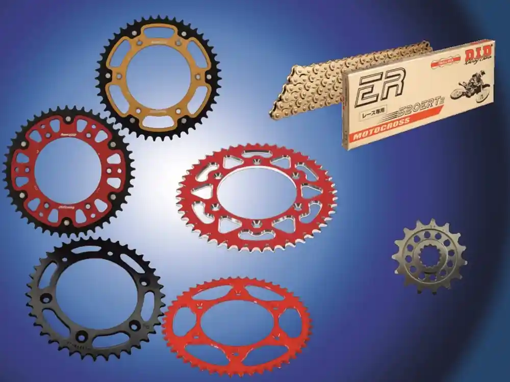 DID Kettensatz passend für Honda CR 250 R Bj 04 mit DID520 diverse Kette Stahl Alu Stealth Sonderaktion