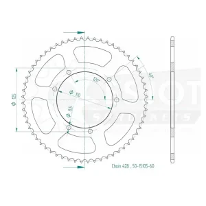 Nur Für Kurze Zeit Kettenrad Aluminium 38 39 40 Zähne (415) passend für Honda RS 125 R