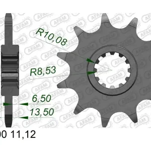 Sonderaktion Kettenritzel 11 12 Zähne - (520) passend für Fantic Trial
