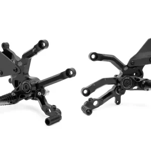 Gilles Fussrastenanlage MUE2-B001 schwarz passend für Ducati Streetfighter V4 / S (Bj.25-) Top-Seller