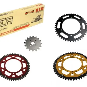 Sichere Zahlung DID Kettensatz passend für Derbi Senda 50 SM Racing (Bj.18-20) DID420 Kette